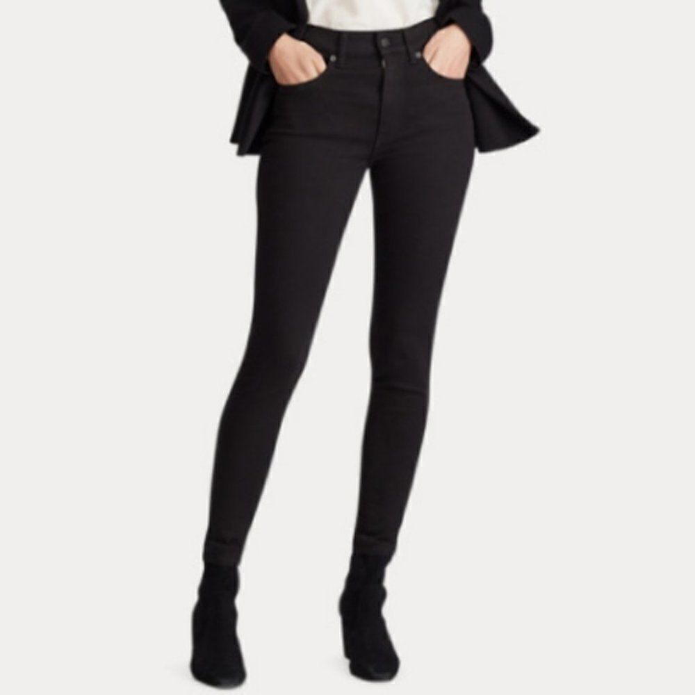 Polo Ralph Lauren Tomkins High Rise Skinny Ankle Jeans Size 26 New